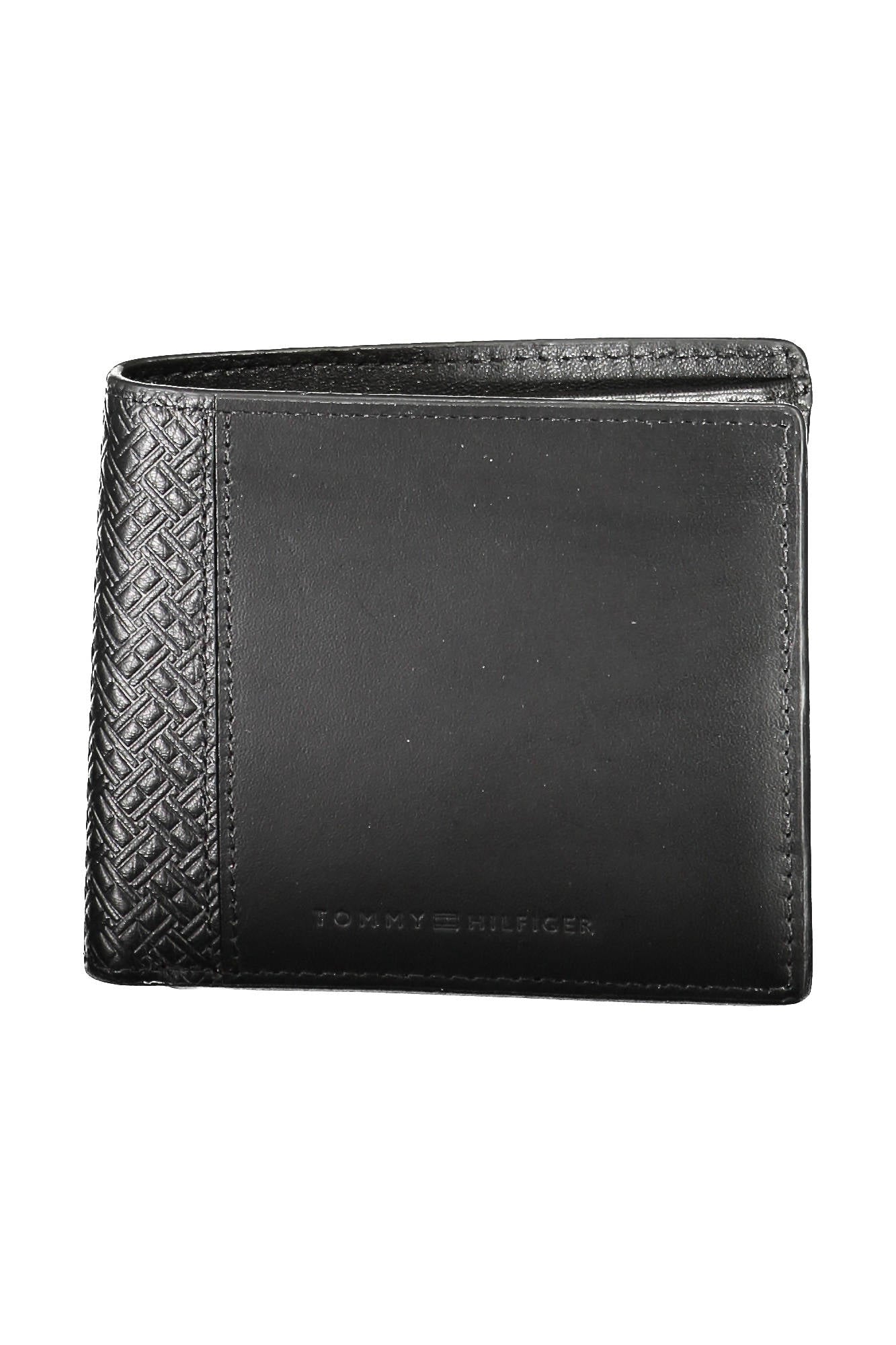 TOMMY HILFIGER BLACK MEN'S WALLET