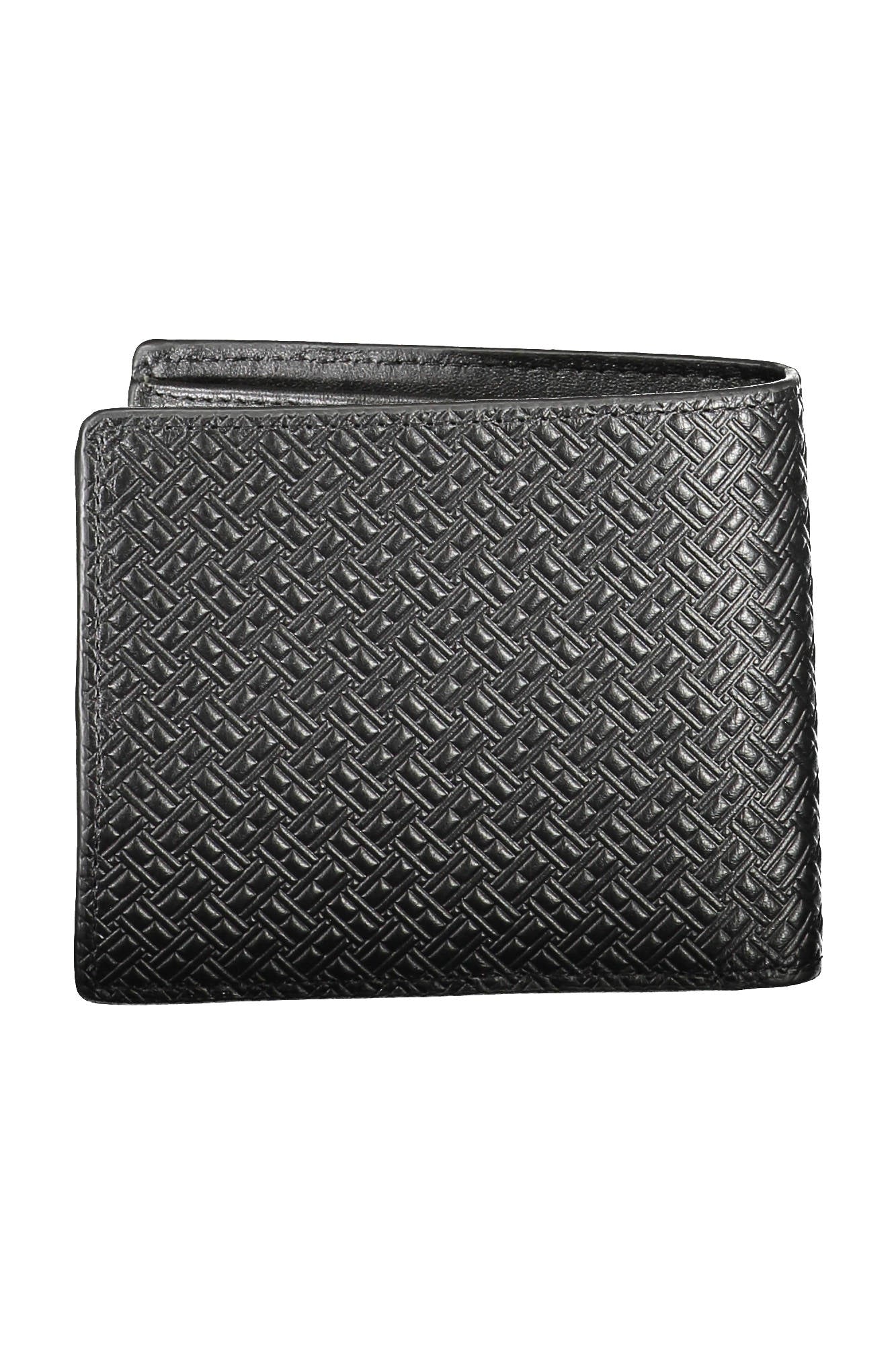 TOMMY HILFIGER BLACK MEN'S WALLET