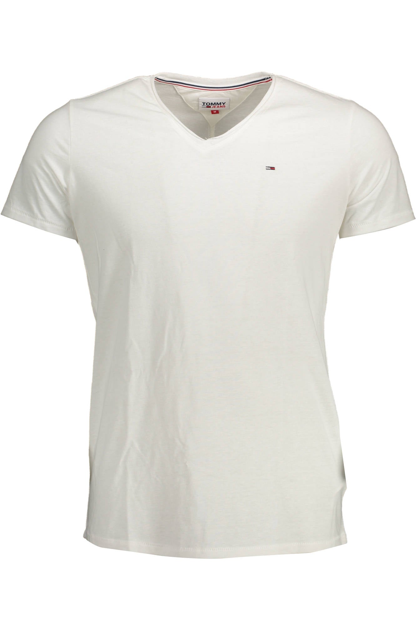 TOMMY HILFIGER MEN'S SHORT SLEEVE T-SHIRT WHITE