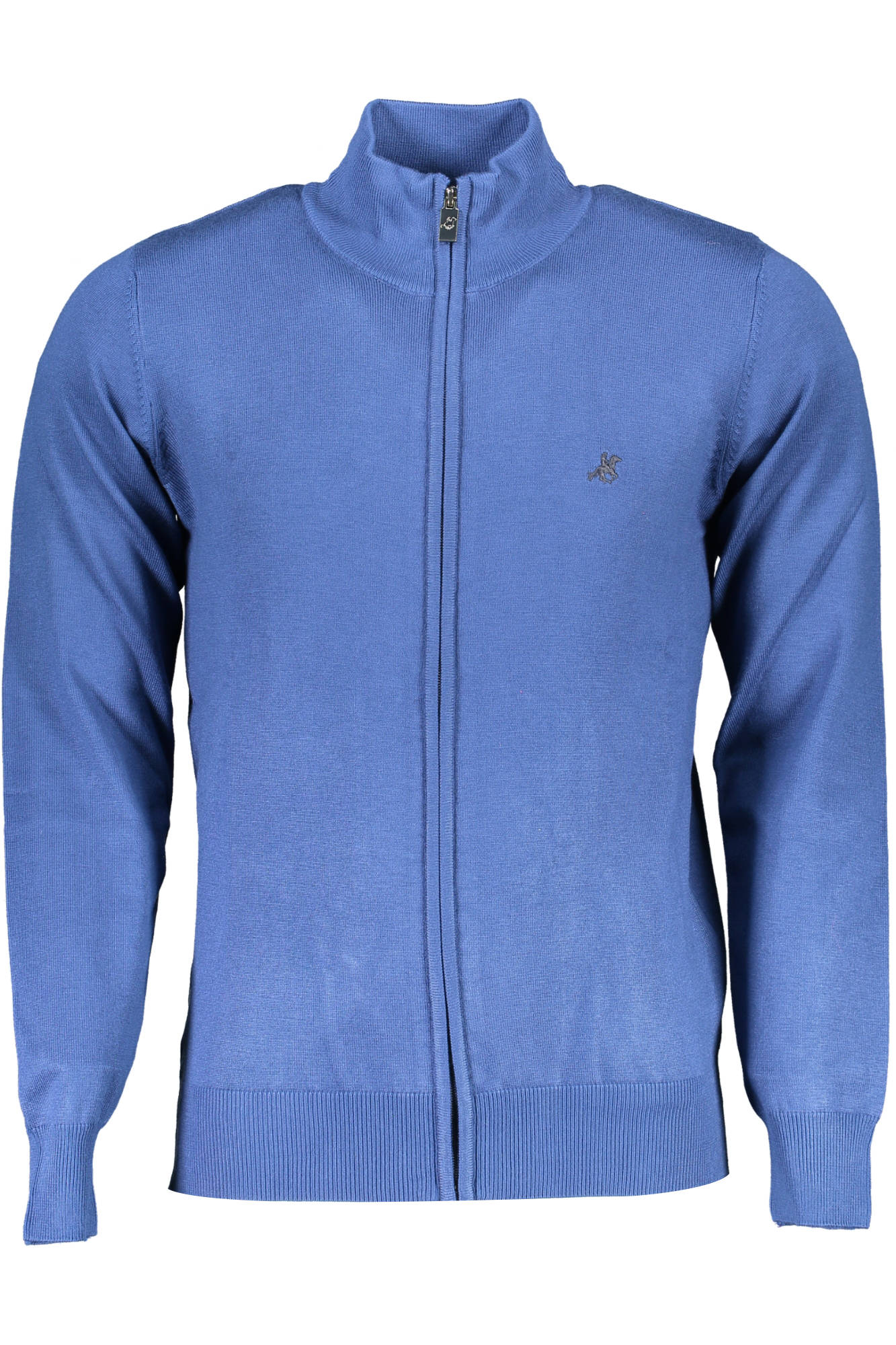 US GRAND POLO MEN'S BLUE CARDIGAN