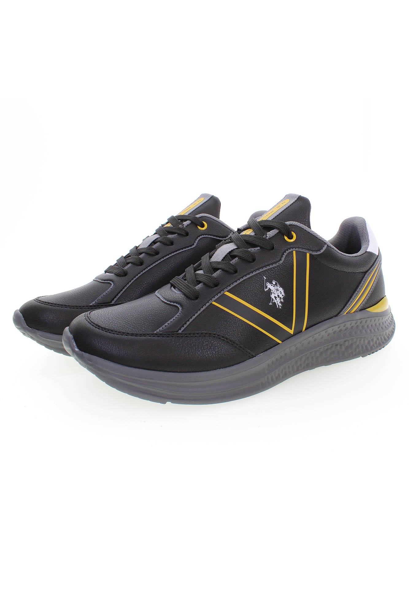 US POLO BEST PRICE BLACK MEN'S SPORTS SHOES