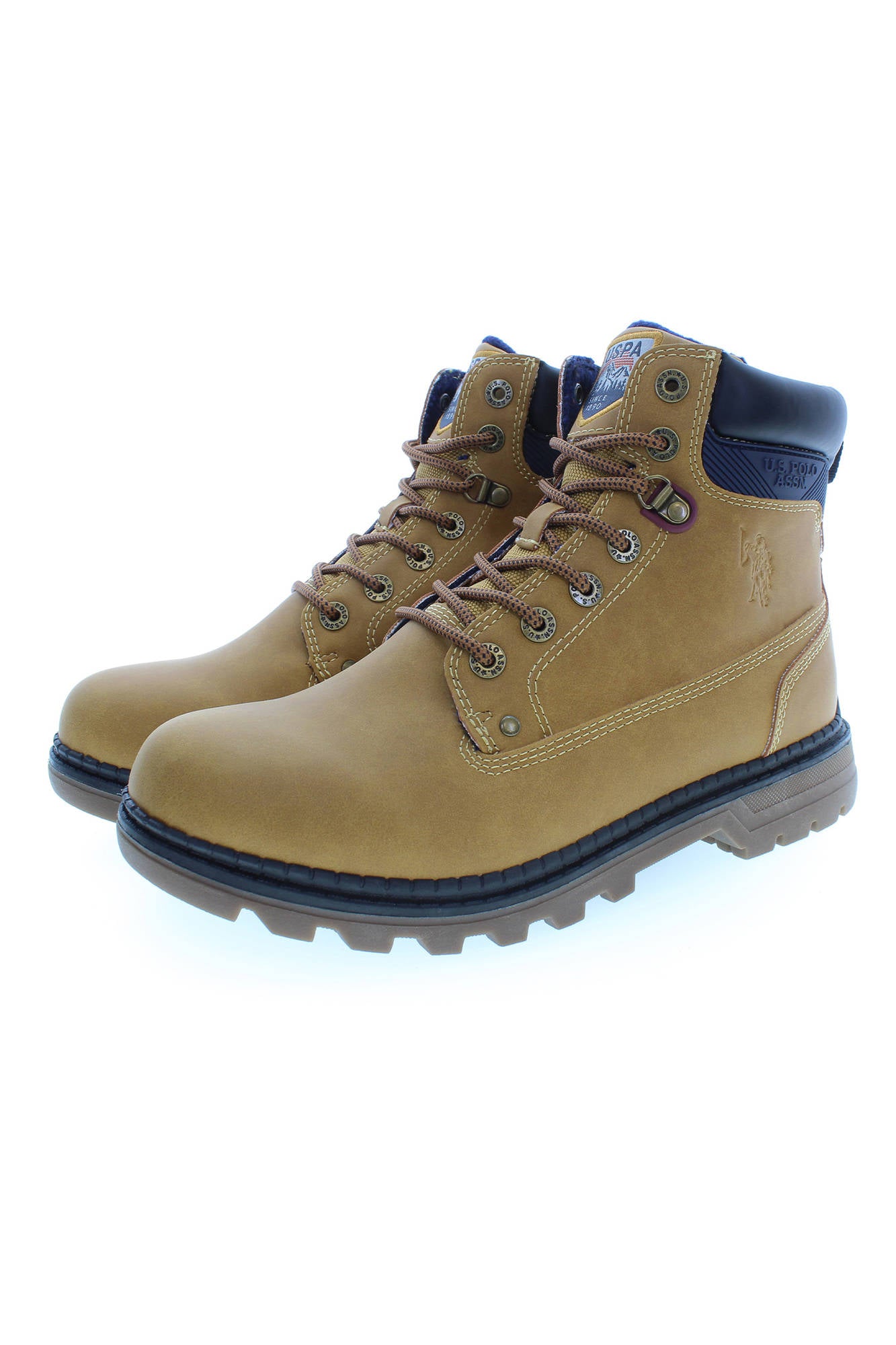 US POLO BEST PRICE MEN'S BEIGE BOOTS