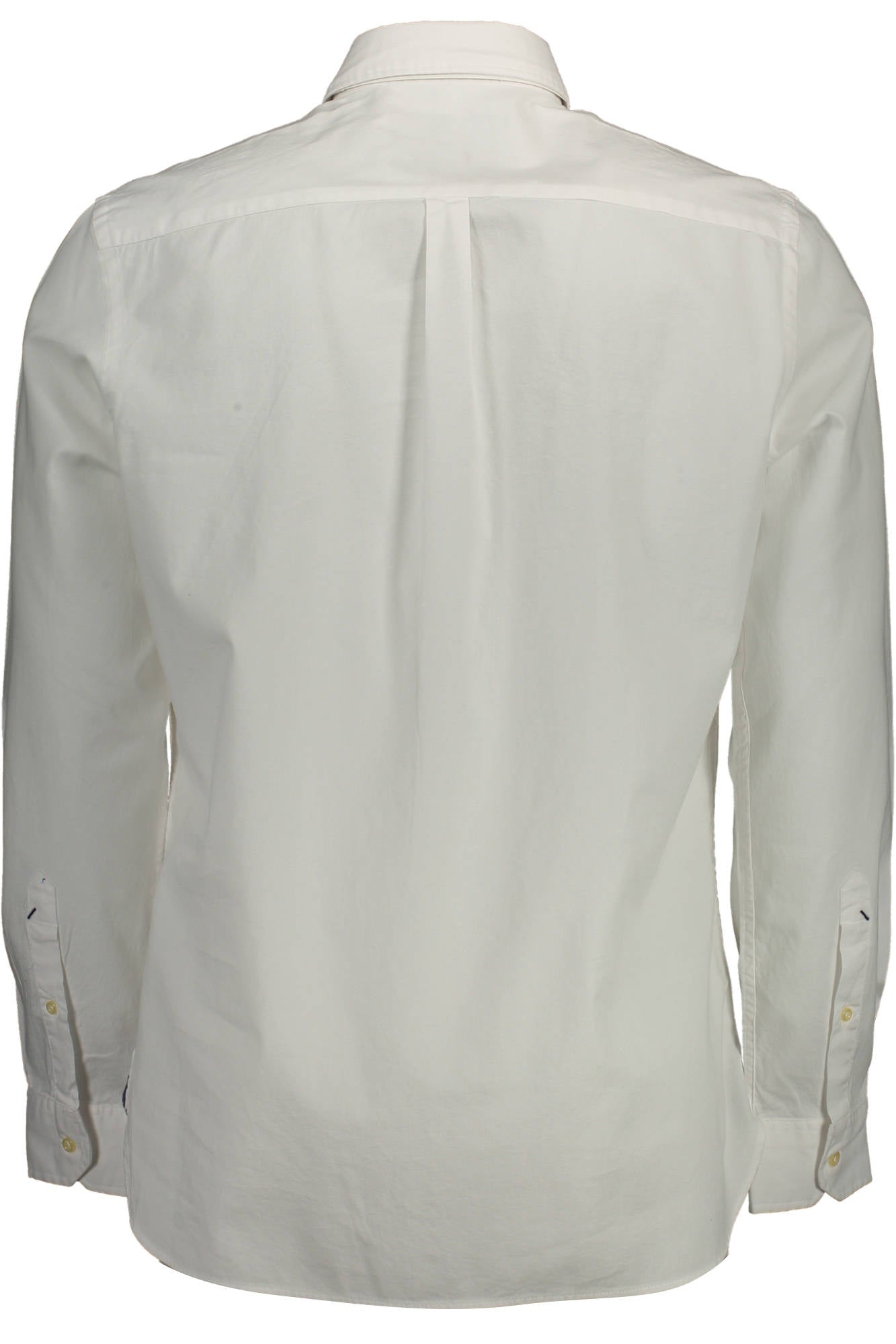 US POLO SHIRT LONG SLEEVE MAN WHITE