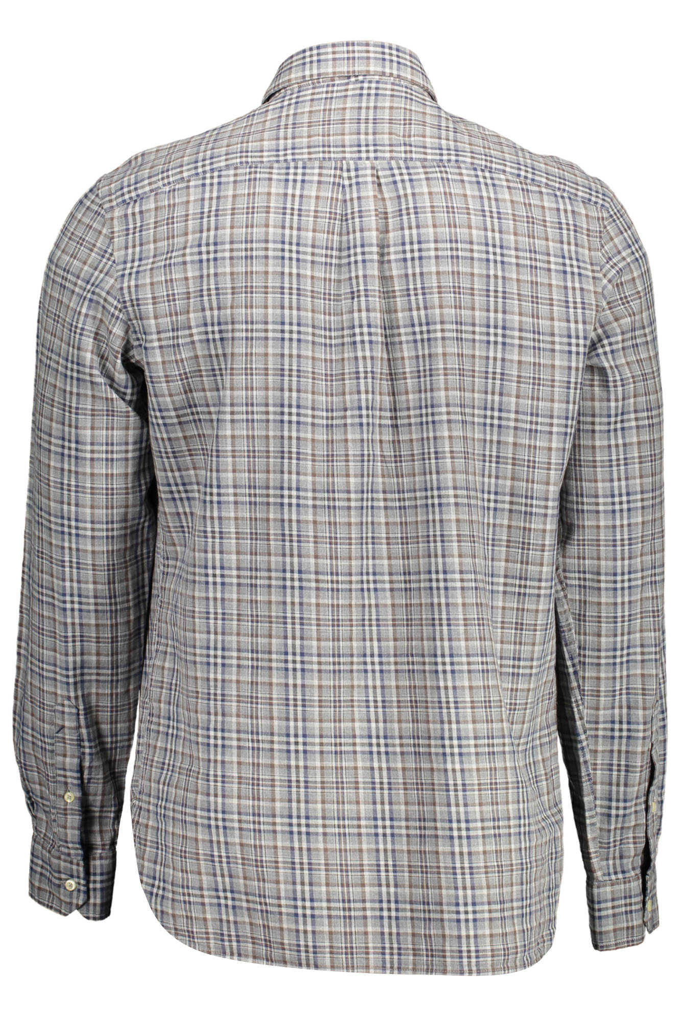US POLO SHIRT LONG SLEEVE MAN GRAY