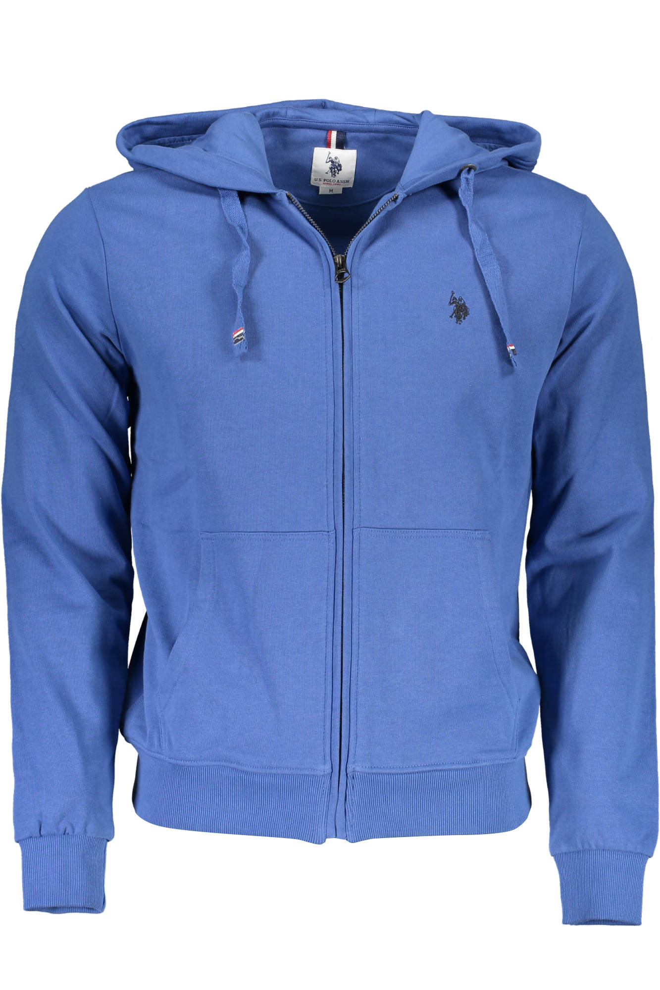 US POLO MEN'S BLUE SWEATSHIRT WITH ZIP