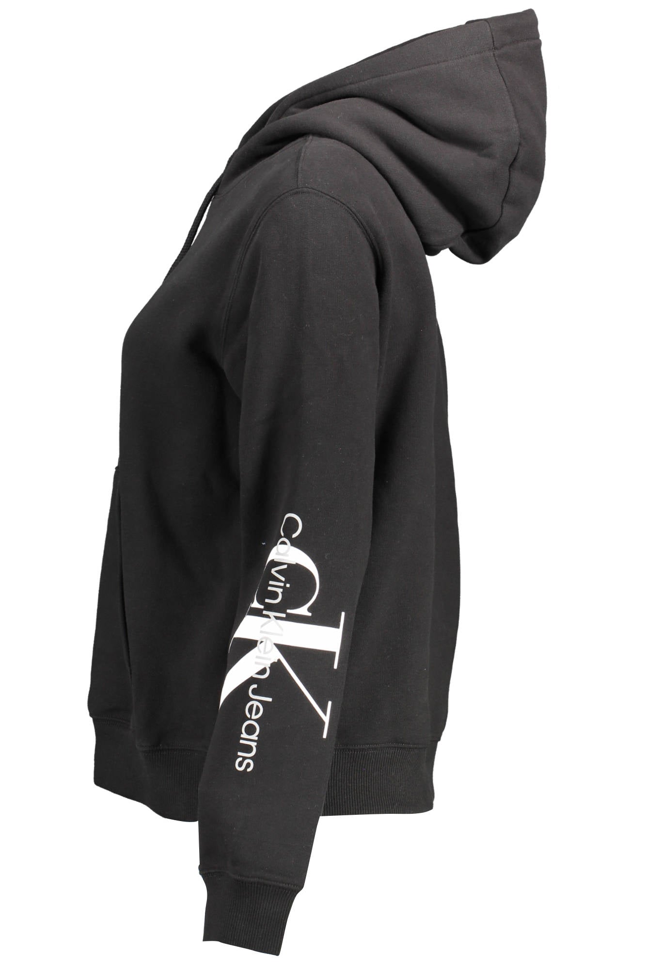 CALVIN KLEIN SWEATSHIRT WITHOUT ZIP WOMAN BLACK