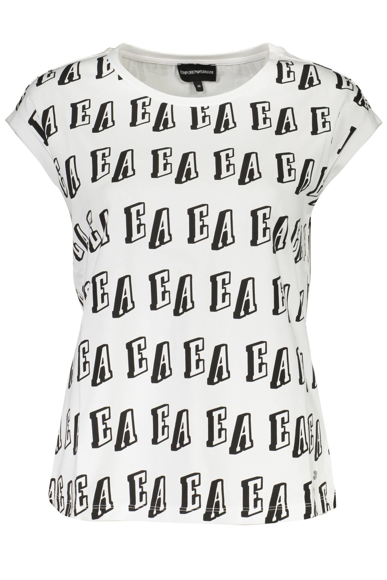 EMPORIO ARMANI SLEEVELESS T-SHIRT WOMAN WHITE