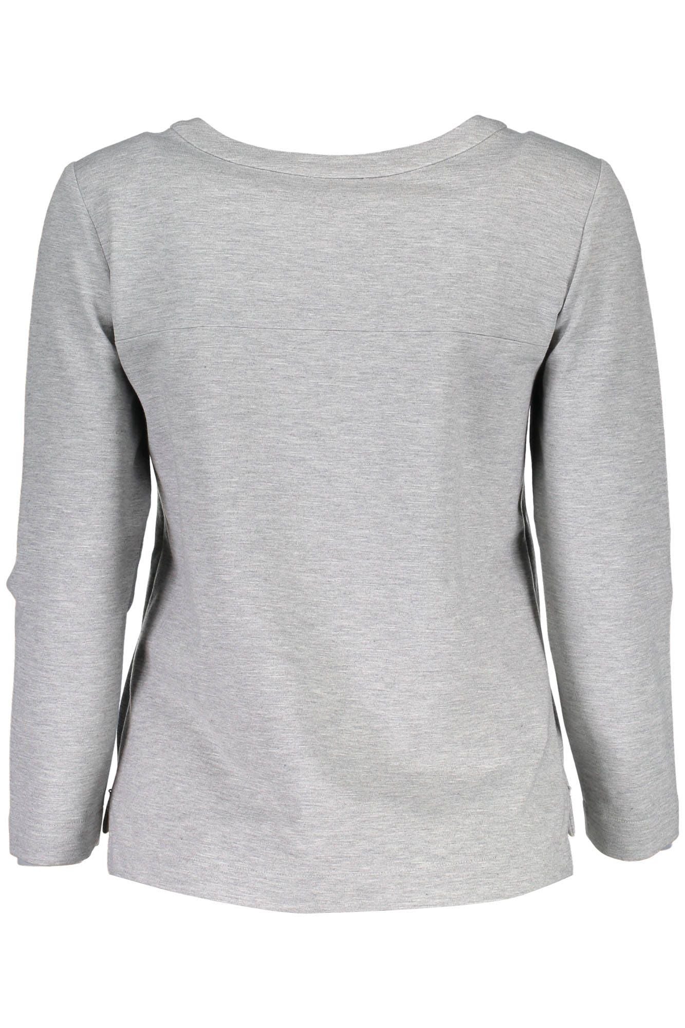GANT SWEATSHIRT WITHOUT ZIP WOMAN GRAY