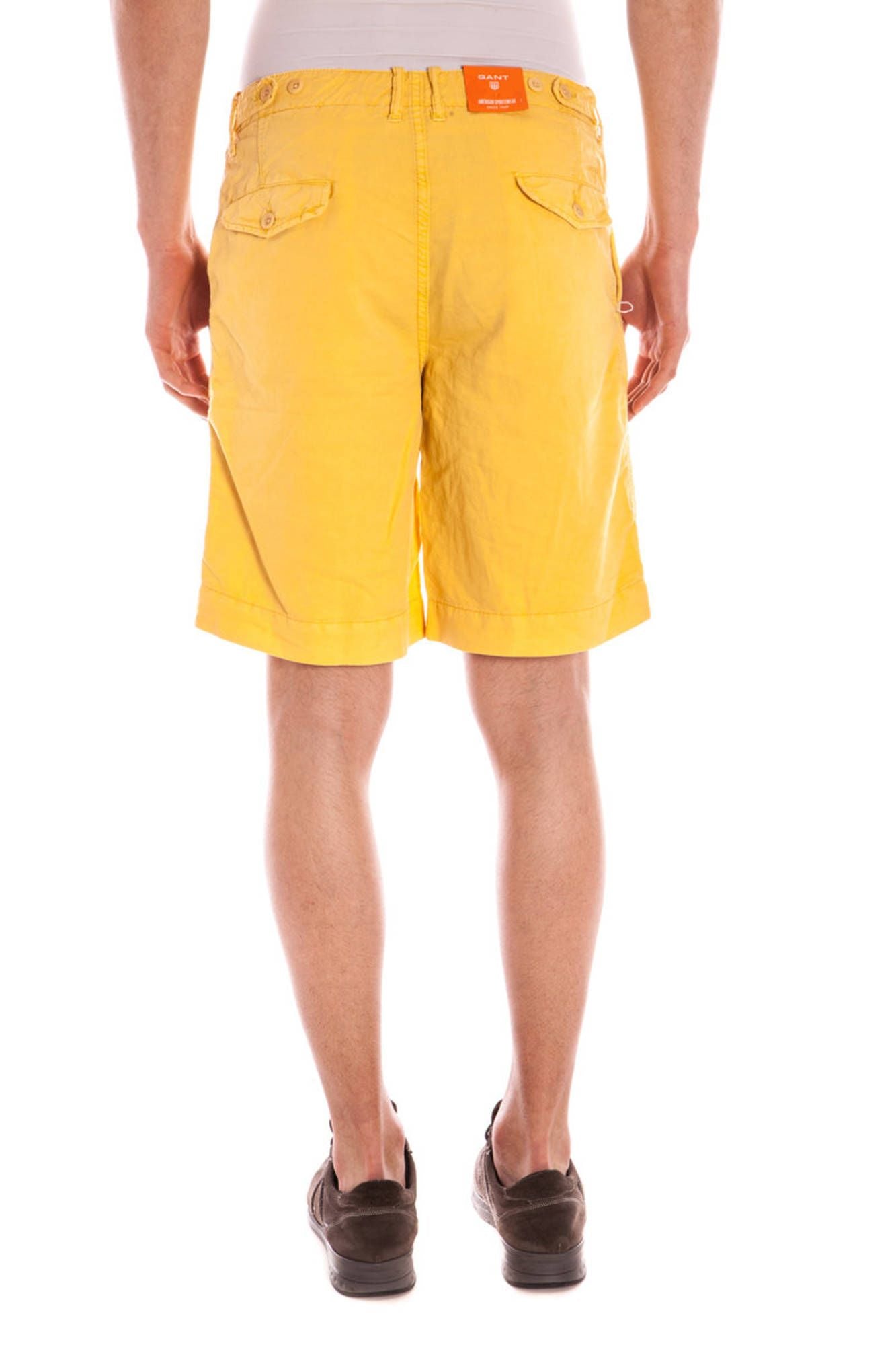 GANT YELLOW MEN'S BERMUDA TROUSERS