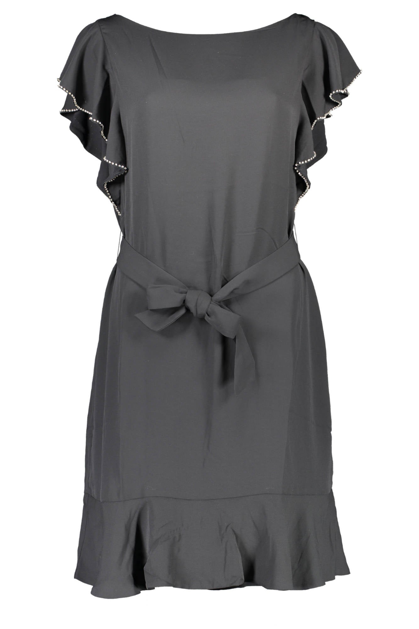 GUESS JEANS SHORT DRESS WOMAN BLACK