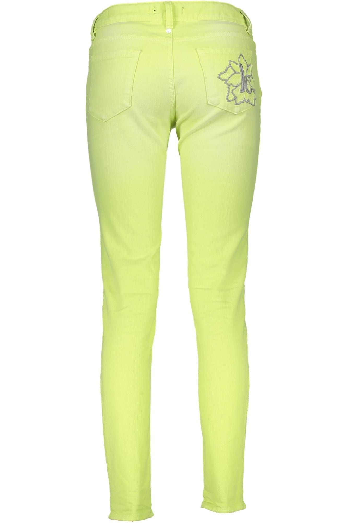JUST CAVALLI YELLOW WOMAN TROUSERS