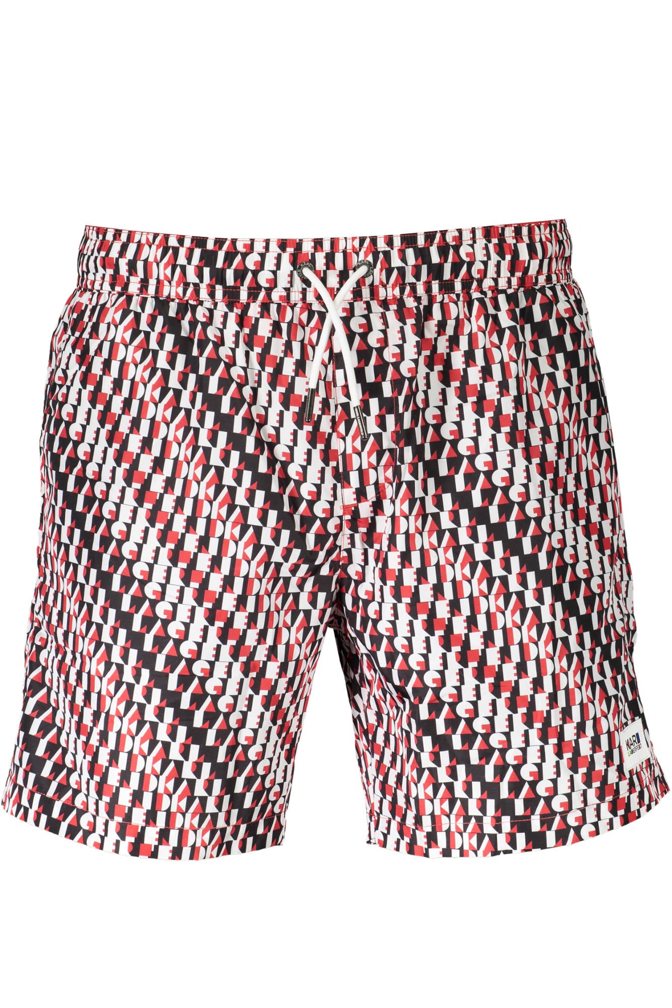 KARL LAGERFELD BEACHWEAR SWIMSUIT PARTS UNDER MAN BLACK