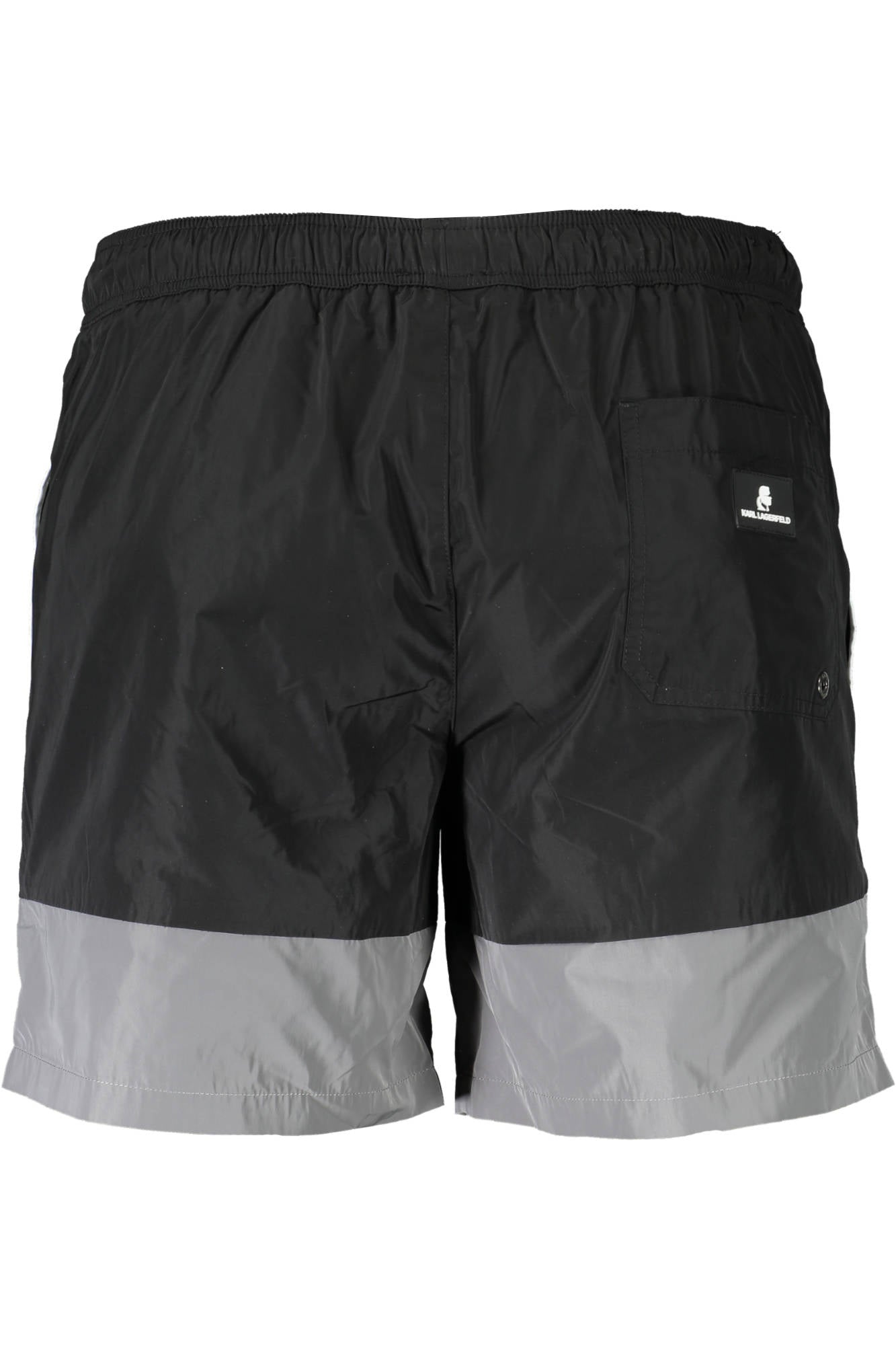 KARL LAGERFELD BEACHWEAR SWIMSUIT PARTS UNDER MAN BLACK